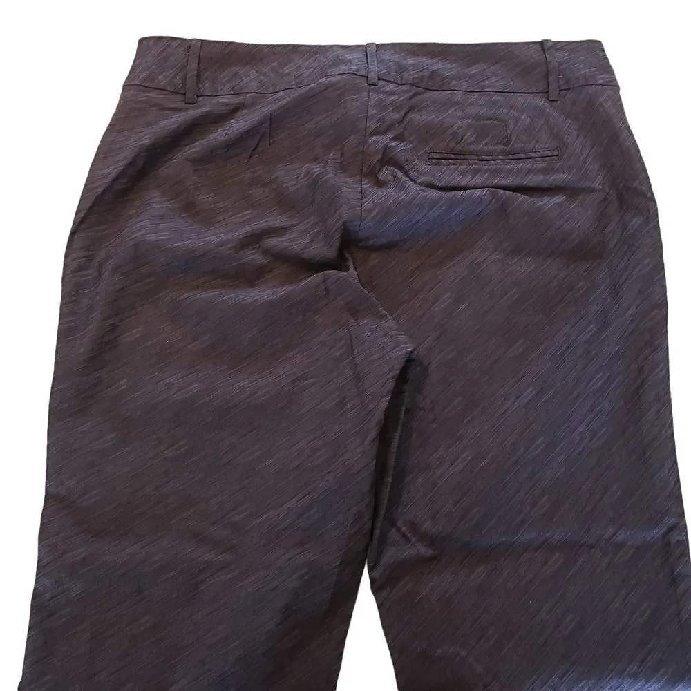 Margaret M Slimming Front Cropped Pants Navy/Black Women's Size 2X - Picture 6 of 10